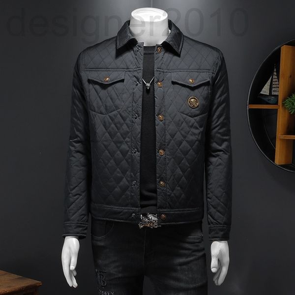 

men's hoodies & sweatshirts designer 2021 winter new korean men's fashion thin cotton warm coat lapel casual, Black