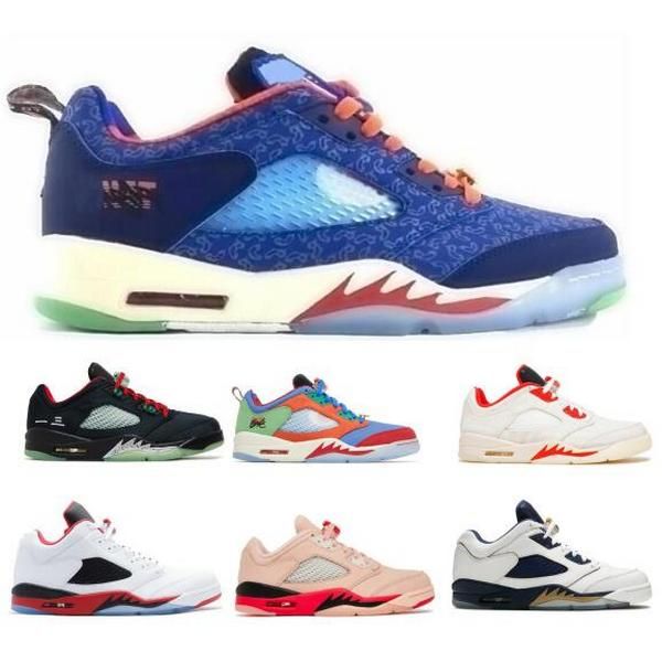 

shoes jumpman 5 5s low mens lows doernbecher jade girls that hoop blue fire red chinese year women athletic trainers sneakers
