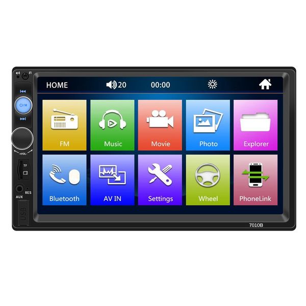 

7-inch large screen car mp5 player usb card car radio mp3 bluetooth hands-reversing 7010b
