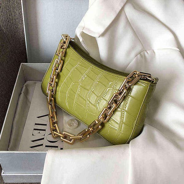 

nxy stone pattern pu leather armpit bag for women 2022 solid color chain shoulder handbags female travel fashion hand 220511