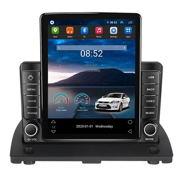 Vídeo de vídeo GPS Radio de 9 polegadas Android Touchscreen para 2004-2014 Volvo XC90 com WiFi Bluetooth