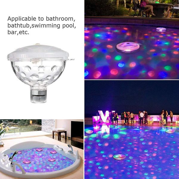 Luce subacquea galleggiante RGB Submersibile Glow Mostra piscina vasca calda spada lampada da bagno lampada da bagno