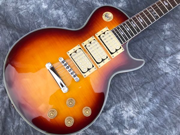 

brown kaston six string electric guitar we can customize various guitars