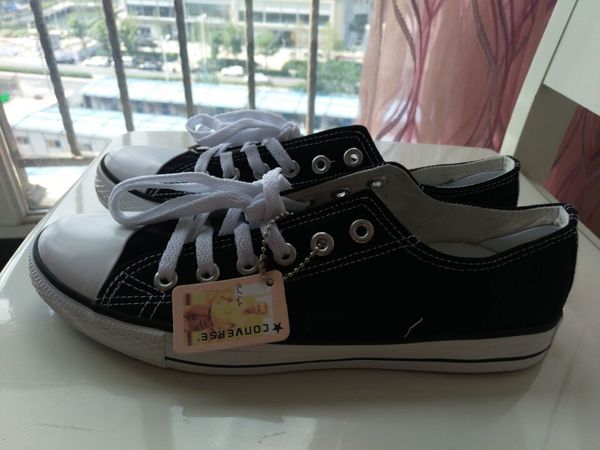 

new quality classic low-& high-canvas casual shoes sneaker men's /women's canvas shoes size eur 35-44 xiaoshumiao2017, Black