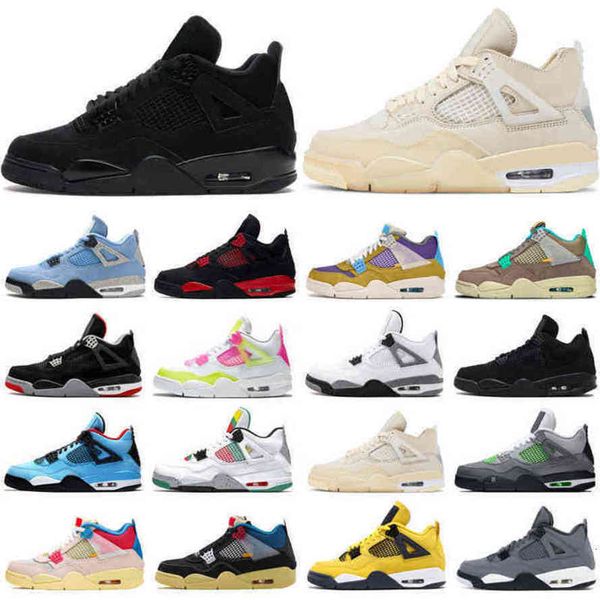 

with box women men 4s red thunder jumpman basketball shoes 4 university blue white oreo sail black cat green metallic bred mens trainers spo