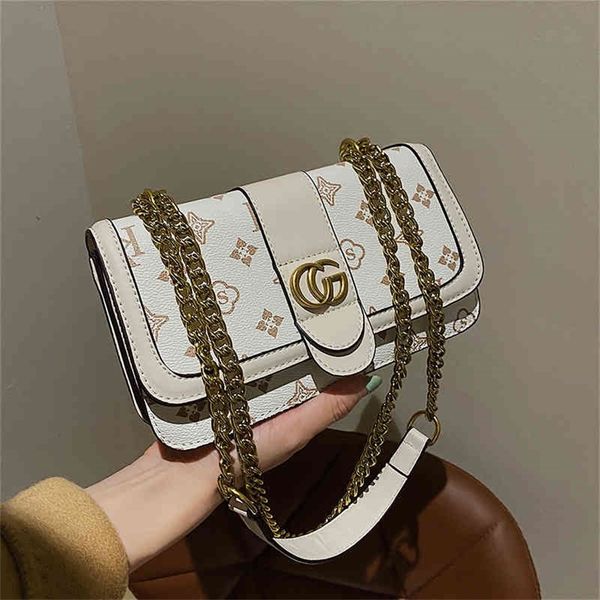 

fashion chain printed single armpit small square hand autumn and winter new fashion messenger design purses online