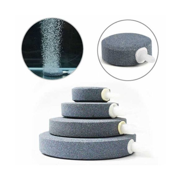 Per 40/50/60/70/80/100mm Aeratore Bubble Stone Aquarium Fish Tank Pompa Idroponica Piastra di Ossigeno Mini Pompa di Aria accessori