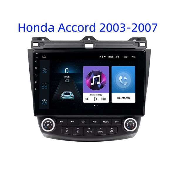 10 polegadas de carro Bluetooth MP5 Android GPS Navigator para Honda Accord 2003-2007