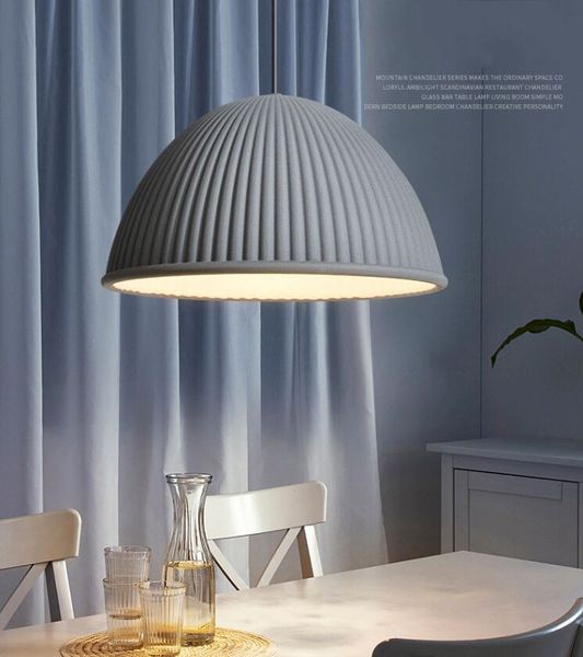lampade lampadario zucca vintage arte nordica negozio minimalista sala da pranzo utensili per catering designer moderno semicerchio minimalista