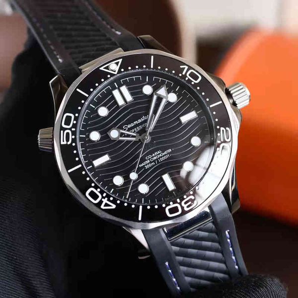 

5a oujia miga haima seri 300m fashionable waterproof steel band automatic mechanical men's watch, Slivery;brown