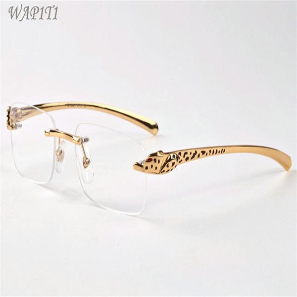 

fashion mens buffalo horn glasses clear lens glasses women sport leopard frames panther mens sunglasses with boxes eyewear lunette244x, White;black
