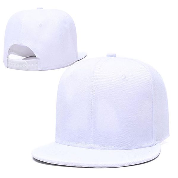 

whole 2020 blank snapback hats adjustable caps fashion hip hop254l, Black;white