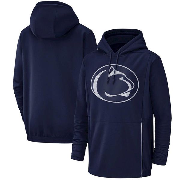 

2019 new men penn state nittany lions sweatshirt salute to service sideline therma performance ncaa navy blue pullover hoodie201f, Blue;black