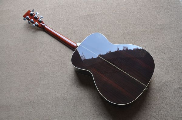 

guitar full single ultra-high configuration guitar rosewood fingerboard shell inlay folk rock customized