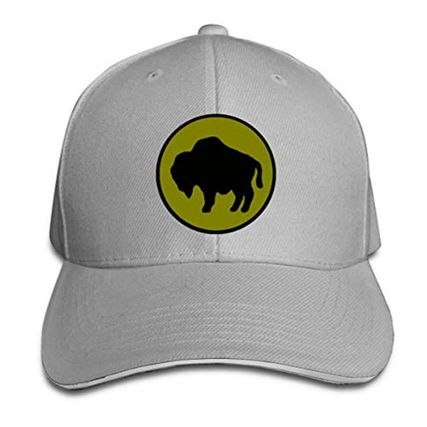 

92nd infantry division baseball cap adjustable peaked sandwich hats unisexe men women baseball sports outdoors hip-hop strapbacks 209a, Blue;gray