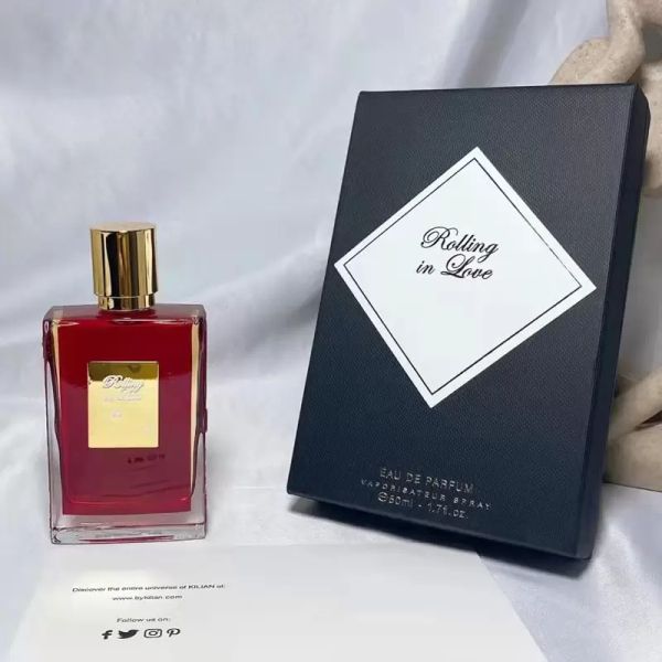 

the latest perfume for men a kiss from rose rolling in love spray long lasting high fragrance 50ml red bottle come with box fast delivery