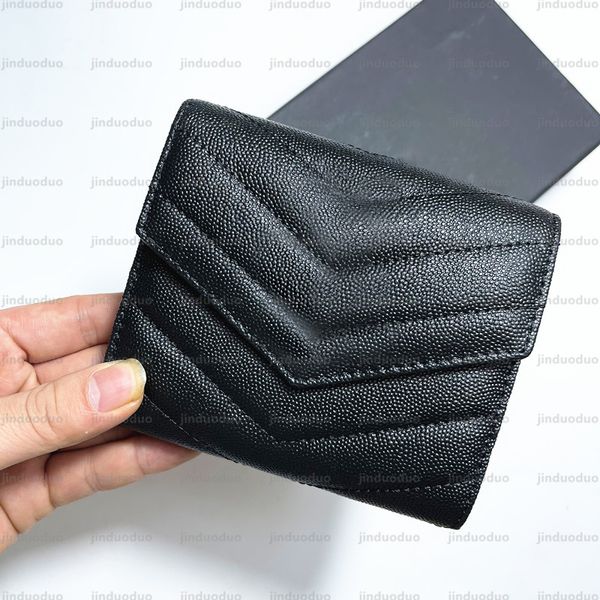 

genuine leather purses luxury designer card holders wallets men original fashion coin holder women key wallet handbags bags interior slot wo, Brown;gray