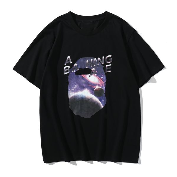 

mens shirt designer t shirts women tshirts luminous shark print reflective sakura limited edition clothes classic tshirt graphic tees t-shir, White;black