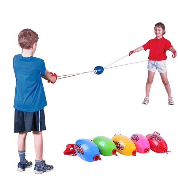 Kinder Spielzeug Outdoor Interaktive Ziehung elastischer Speed ​​Balls Sensorisches Training Sportspiel Spielzeug für Kinder Erwachsene Geschenk 220621