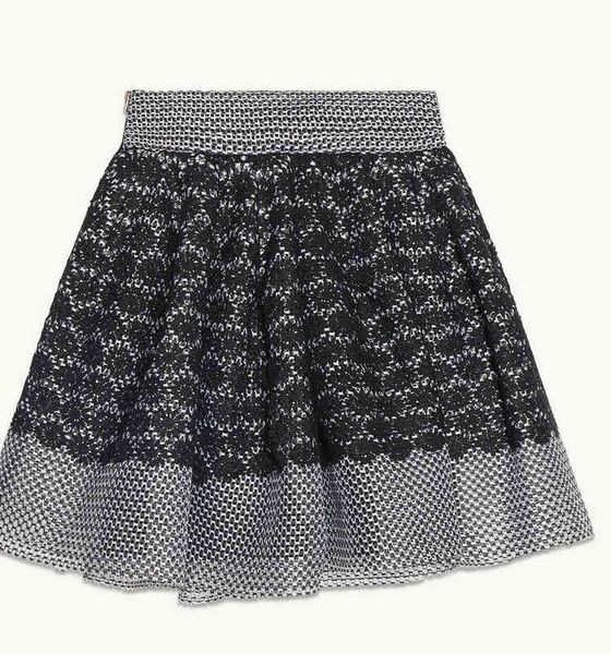 

skirts zhuoya dancer's spring and summer goddess style aesthetically embroidered mesh fitting puffy skir, Black