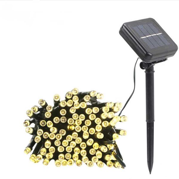 String Lights String Lights 200 LED Solar Fairy 8 modalità con pannello per la decorazione del giardino Lampade da esterno 20 metri WaterproofLED