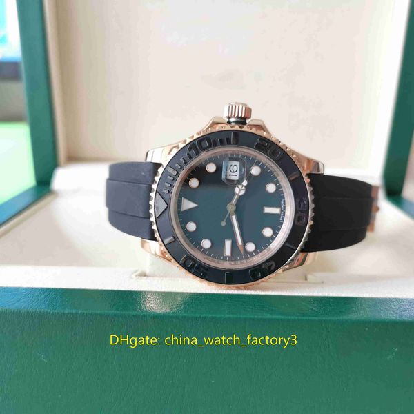 

with box papers mens watch bp maker 40mm 116655 oysterflex rubber bands 18k rose gold cal.2813 2836 3135 movement mechanical automatic men&#, Slivery;brown