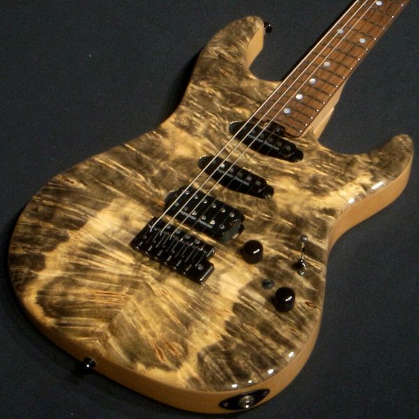

es p snapper-ctm buckeye burl hr ntl #gg626 electric guitar