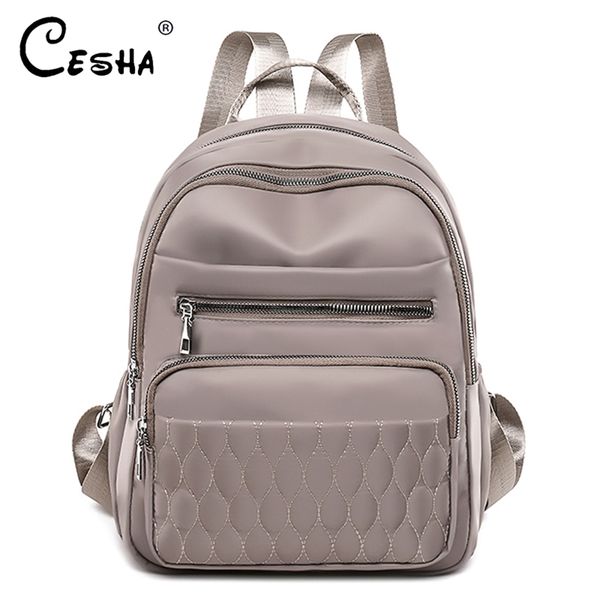 

fashion casual women travel backpack pretty style girls schoolbag backpack soft fabric multi-pockets backpack sac 220422