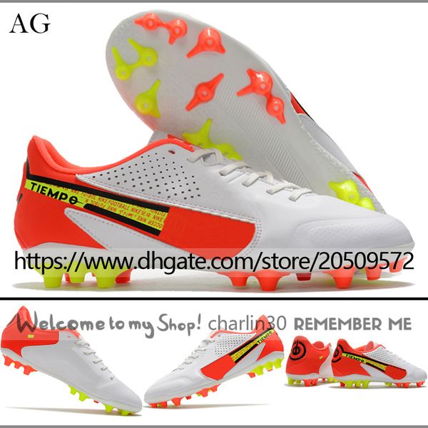 

send with bag football boots tiempo legend 9 academy ag soccer shoes for mens red white orange black blue yellow outdoor leather t314n