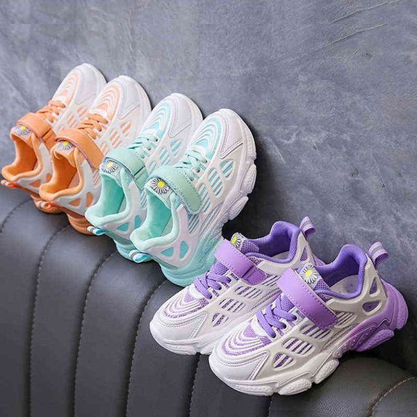 

toddler baby children purple orange sneakers boys girls air mesh breathable casual dad tennis sports shoes new 2020 autumn shoe g220527, Black;red