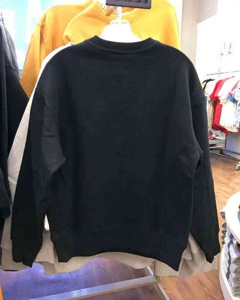 

brand hoodie gap men's and women's loose fleece sweater 735867 2021 autumn new couple sportswear trend a5l1, Black