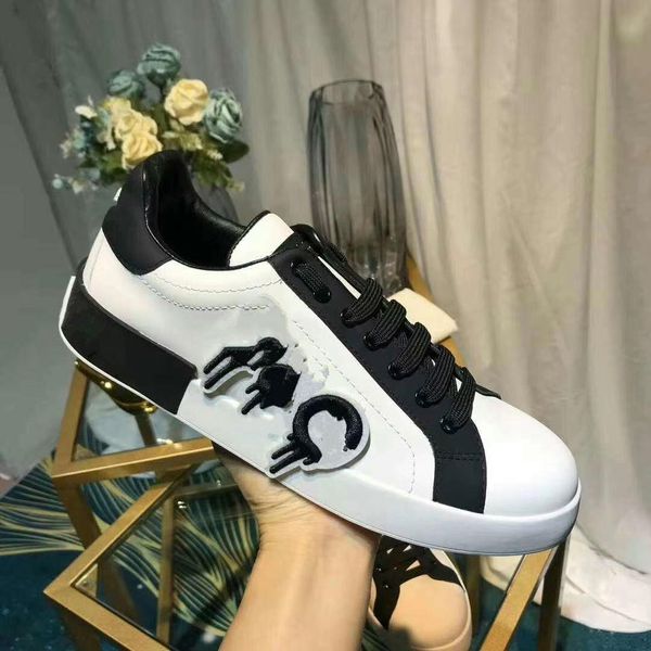 

new arrival casual shoes white black red fashion mens women leather breathable shoes open low sports sneake valentinoe''valentinoi, Red;white