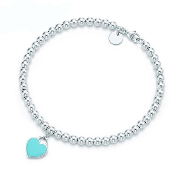 

brand sterling silver 925s classic fashion designer jewelry woman bracelet blue heart golden coil bangle key series h214w, White