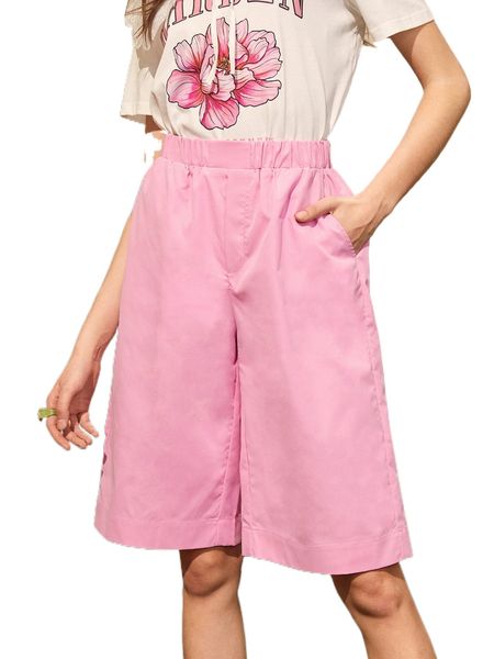 

wide leg high waist shorts c9wj#, White;black