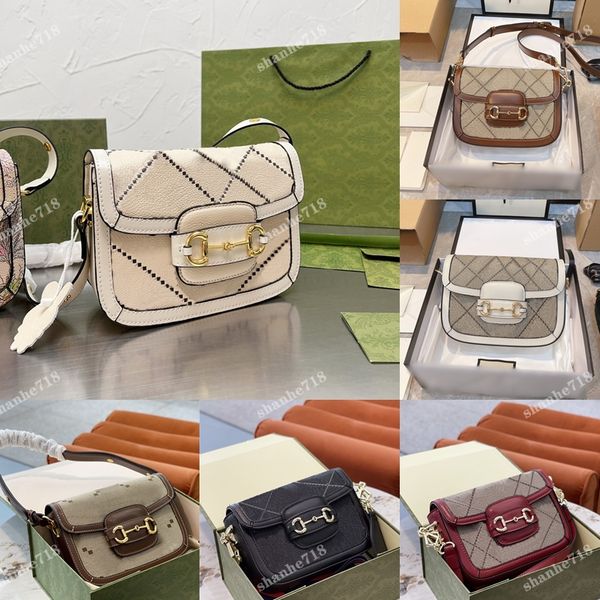 

cowhide canvas vintage messenger bag with colored strap women shoulder crossbody bags designer luxury handbags mini totes lady purses