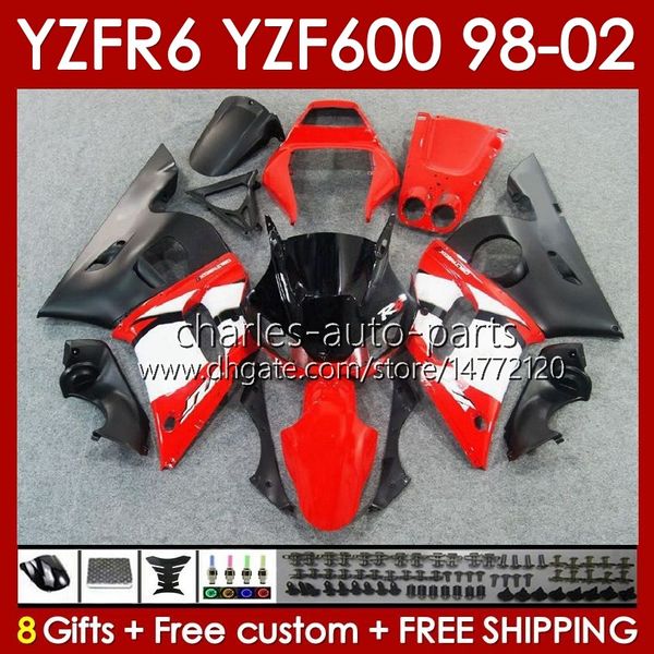 Karosserie-Kit für Yamaha YZF R6 R 6 YZF600 600CC 98–02 Karosserie 145Nr