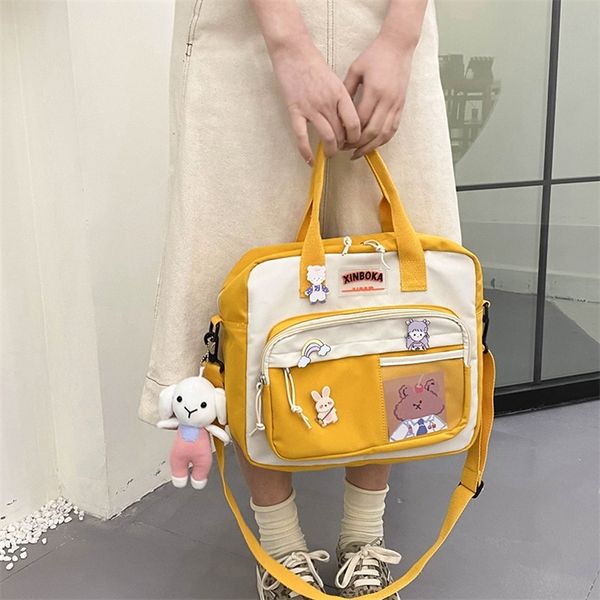 

kawaii horizontal backpack for teenage girl portable multifunctional travel shoulder bags female small schoolbag women backpacks 220725