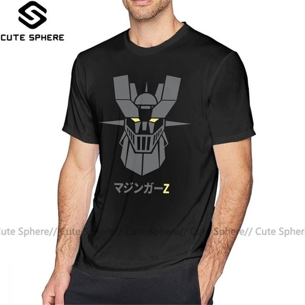 

mazinger t shirt mazinger z dark t-shirt short sleeve printed tee shirt man fashion 5x fun 100 percent cotton tshirt 210329, White;black