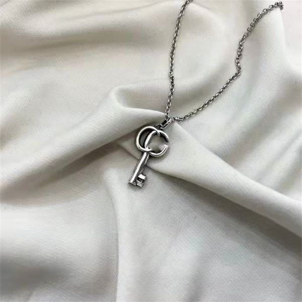

50% off online fashion 925 silver key necklace classic vine carving pattern bracelet trend couple necklace