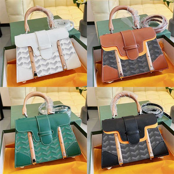 

saigon structure mini bag shoulder crossbody messenger handbag bag wood batons leather corners trunk rivets canvas clamecy genuine leather