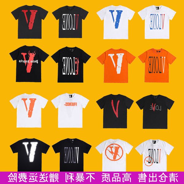 

vl one street couple big sleeve half sleeve hip-hop t-shirt, White;black