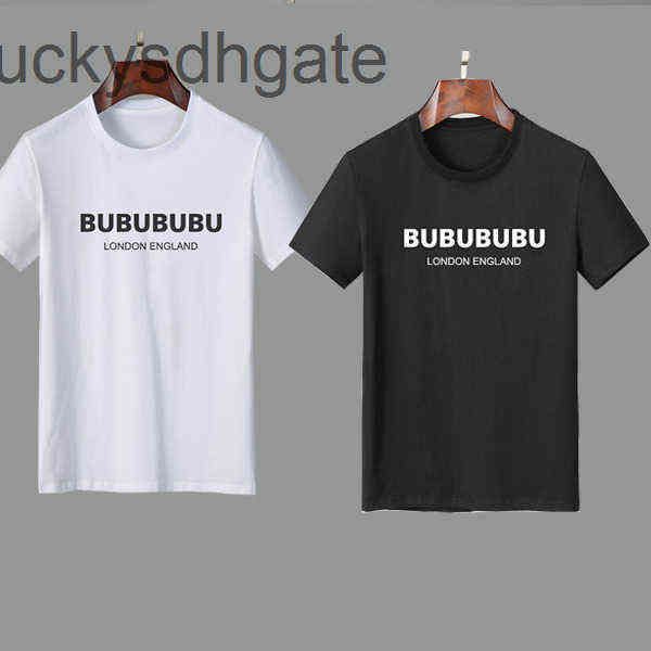 

brand famous mens t shirt letter print round neck short sleeve black white fashion men women tees 5q2i, White;black