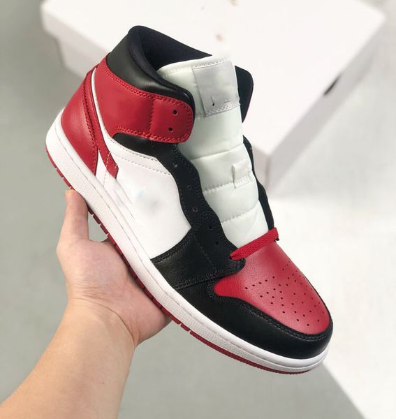 

jumpman 1 mens basketball shoes a1lkss001 banned bred bordeaux fragment toe men women trainer sports