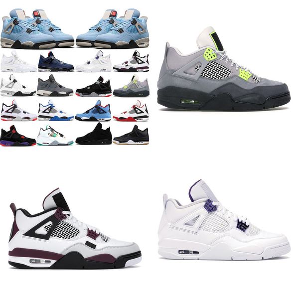 

shoes university blue 4 4s fired red black cat cool grey court purple bred 7-12us