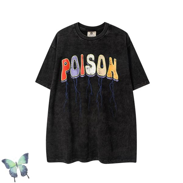 

do old wash men oversize t-shirt women tees, Black;brown