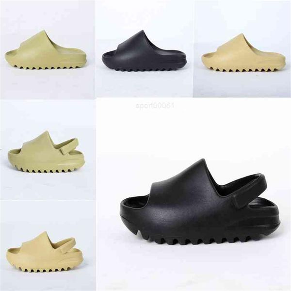 

bone slides infant born baby shoes resin slip on soot boys girls children sandals with box size 23-35196r, Black;grey