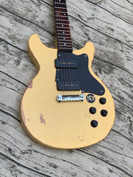 

aged/relic custom electric guitar, 1pc body&neck, seethru body finish