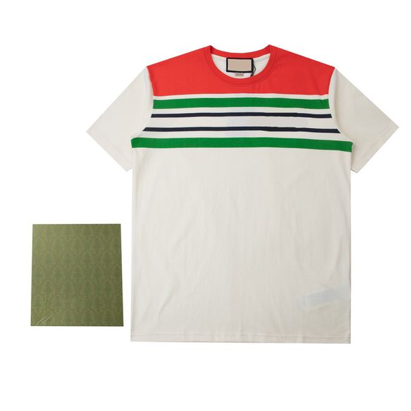 

men's t-shirts round neck embroidered and printed polar style summer wear with street pure cotton 322, White;black