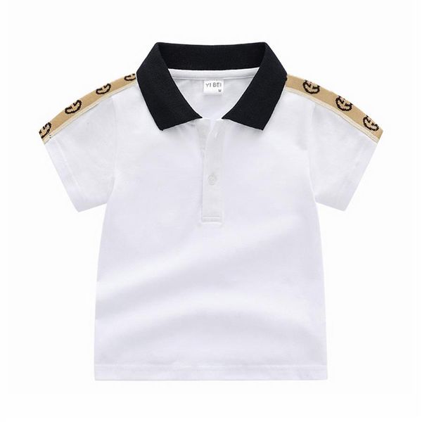 

spring baby boys stripe casual t-shirt fashion designer kids plaid lapel short sleeve tee shirt children shirt 1-6t286u, Blue