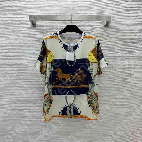 

designer womens t-shirt brand logo short sleeve fashion pattern printed cotton t-shirt breathable casual luxury women clothing, White